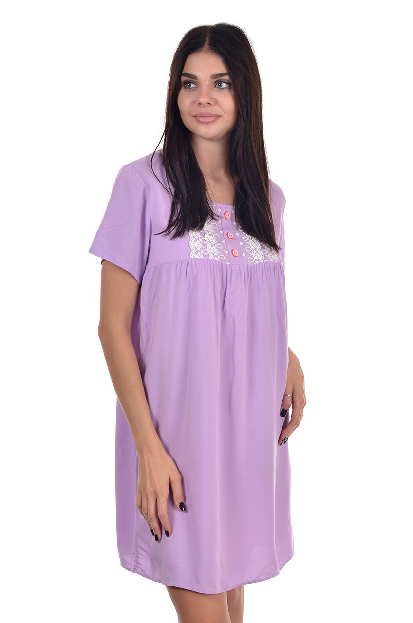 Оптом - Женская ночная рубашка, шитье - 1881 - domopta.ru
