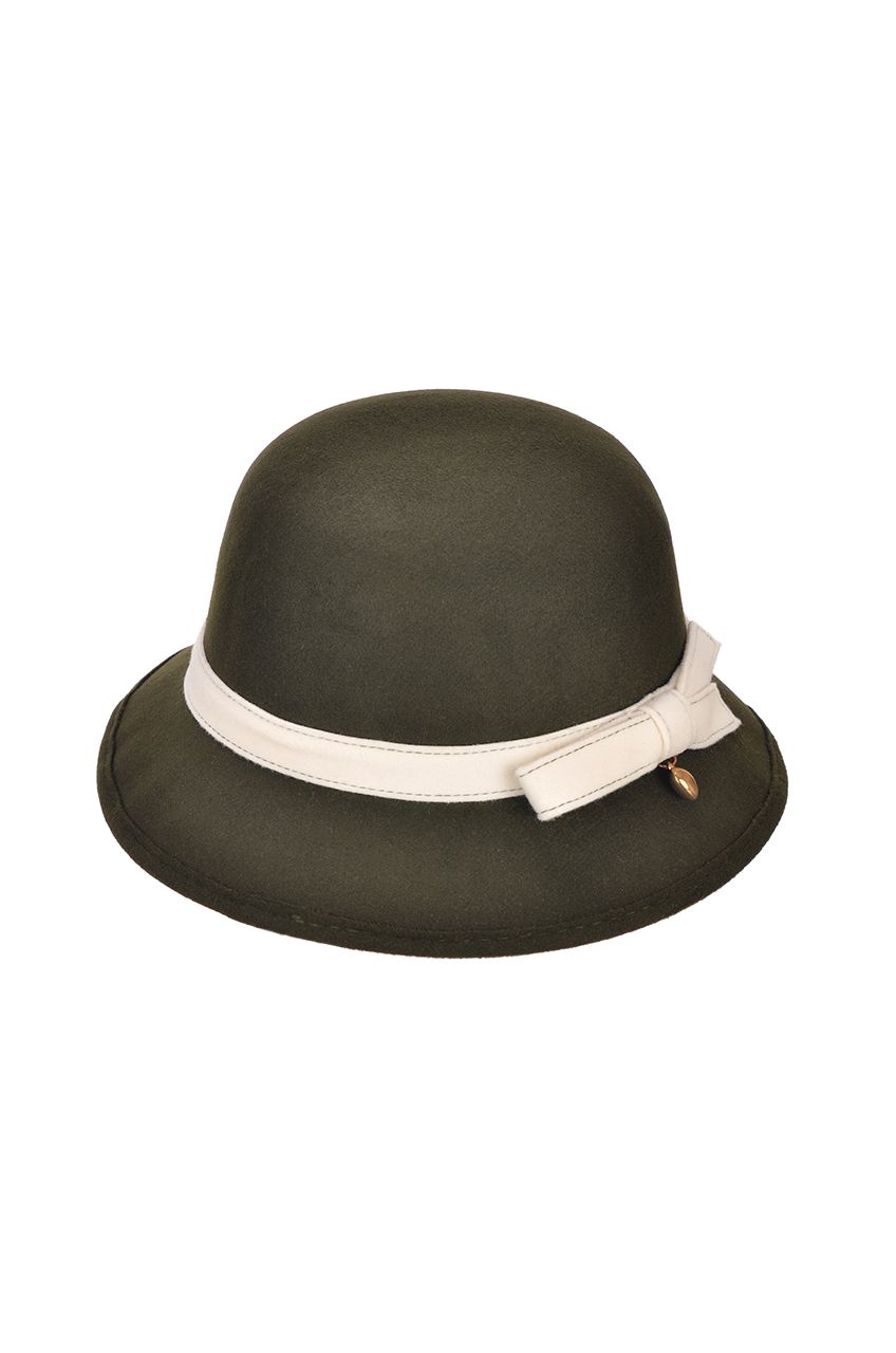 Оптом - Шляпа фетровая, с регулятором размера, поле 5 (см) - 61023 - domopta.ru