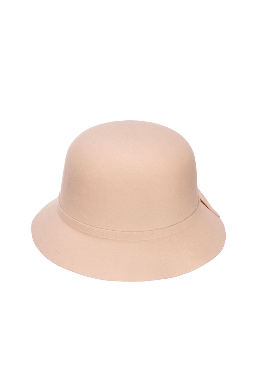 Оптом - Шляпа фетровая, с регулятором размера, поле 5 (см) - 61024 - domopta.ru