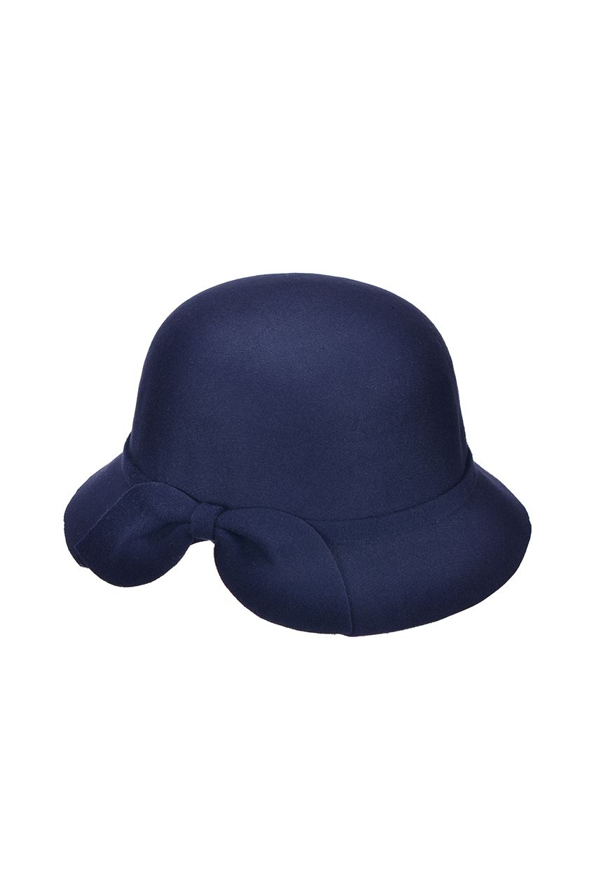 Оптом - Шляпа фетровая, с регулятором размера, поле 5 (см) - 61024 - domopta.ru