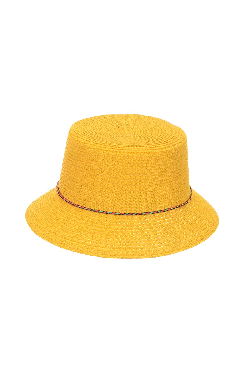 Оптом - Шляпа таблетка, плетенная соломка, поле 6 (см) - B591 - domopta.ru