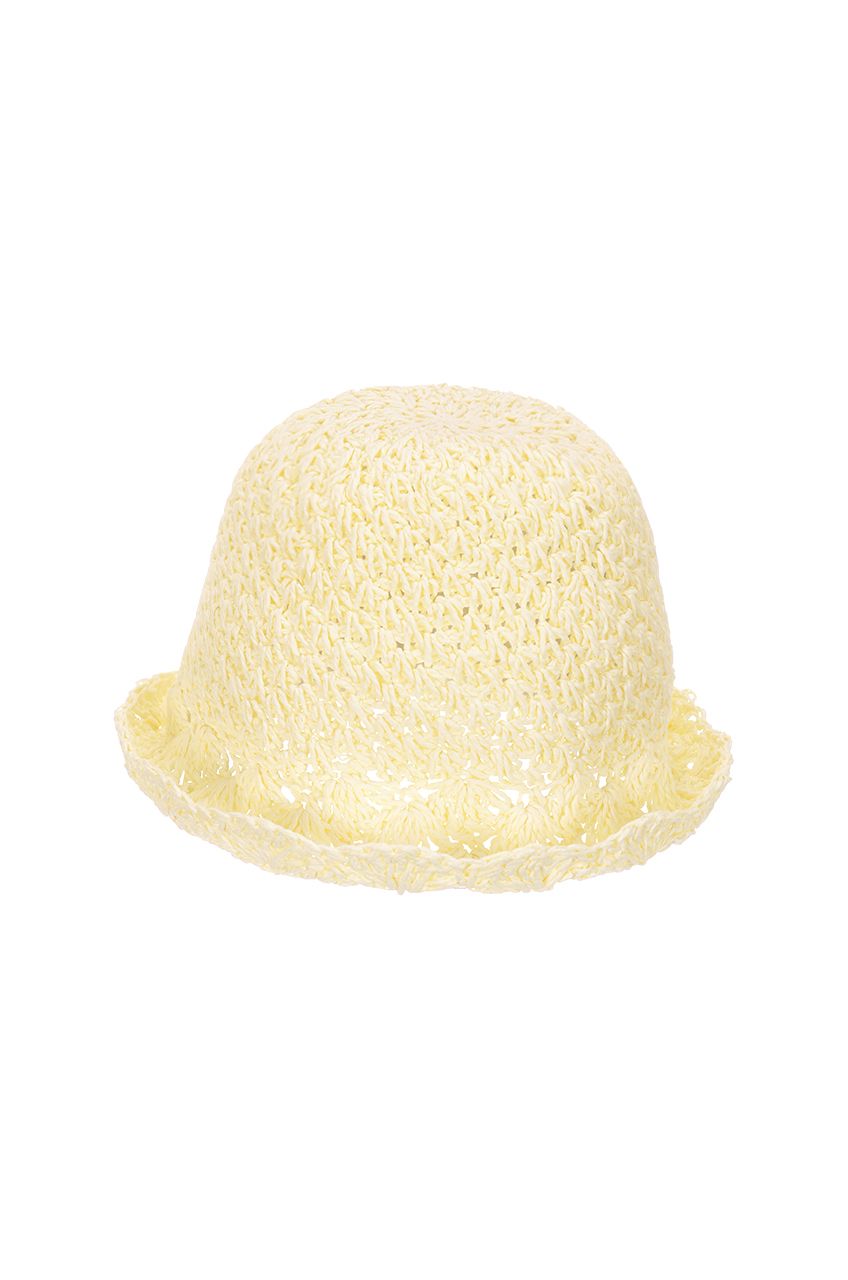Оптом - Шляпа вязанная, мягкая, из рисовой соломы, поле 1 (см) - B679 - domopta.ru