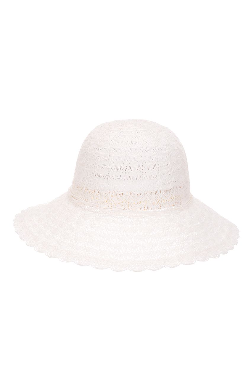 Оптом - Шляпа из плетенной соломки, мягкая, поле 9 (см) - B715 - domopta.ru