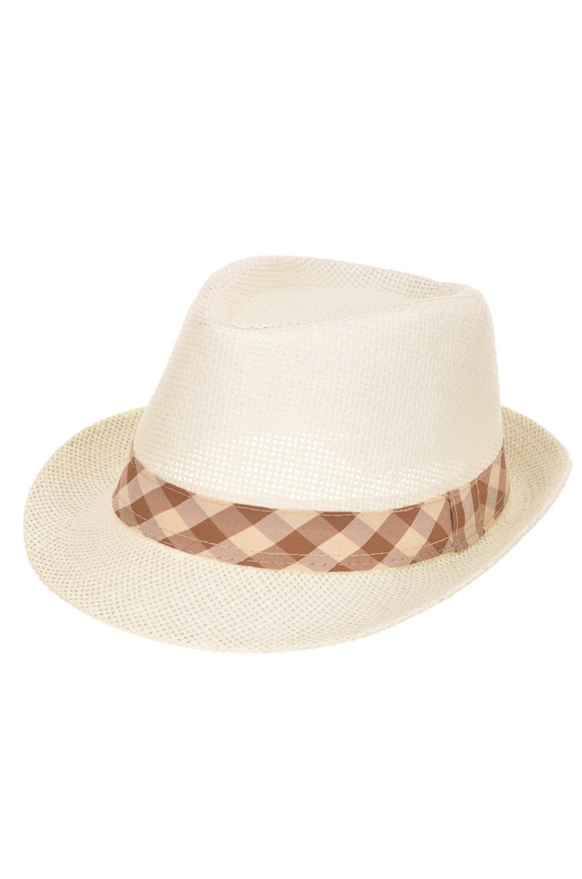 Оптом - Шляпа итальянка, плетенная соломка, поле 5 (см) - B729-6 - domopta.ru