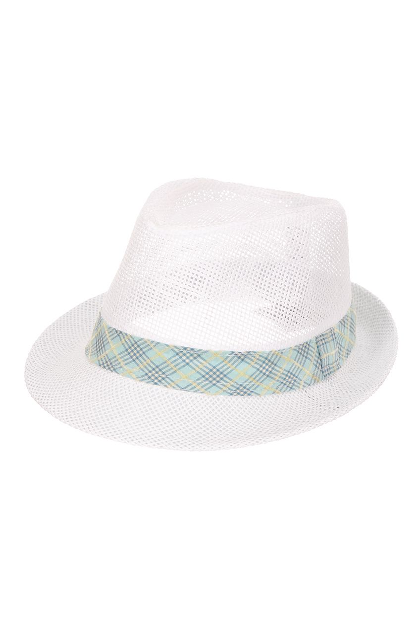 Оптом - Шляпа итальянка, плетенная соломка, поле 5 (см) - B733-1 - domopta.ru
