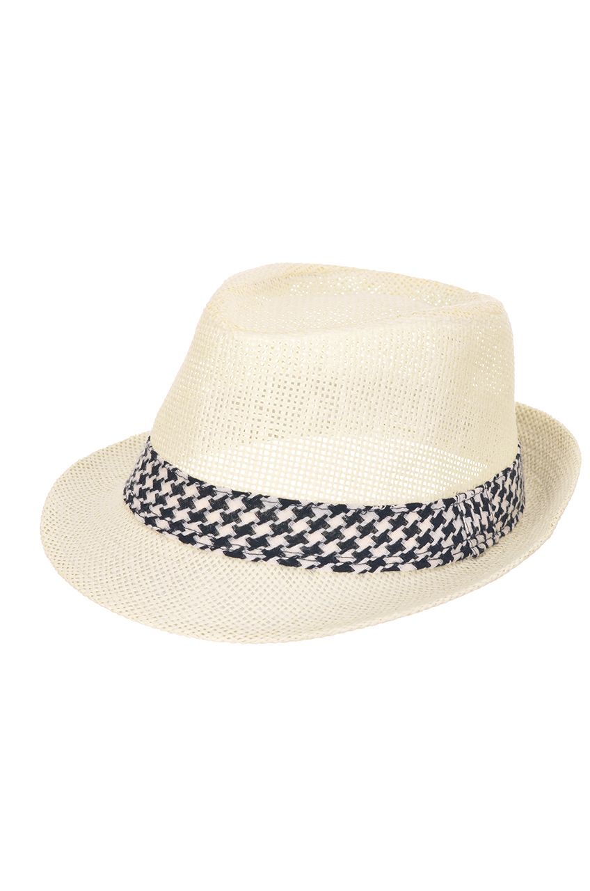 Оптом - Шляпа итальянка, плетенная соломка, поле 5 (см) - B733-3 - domopta.ru