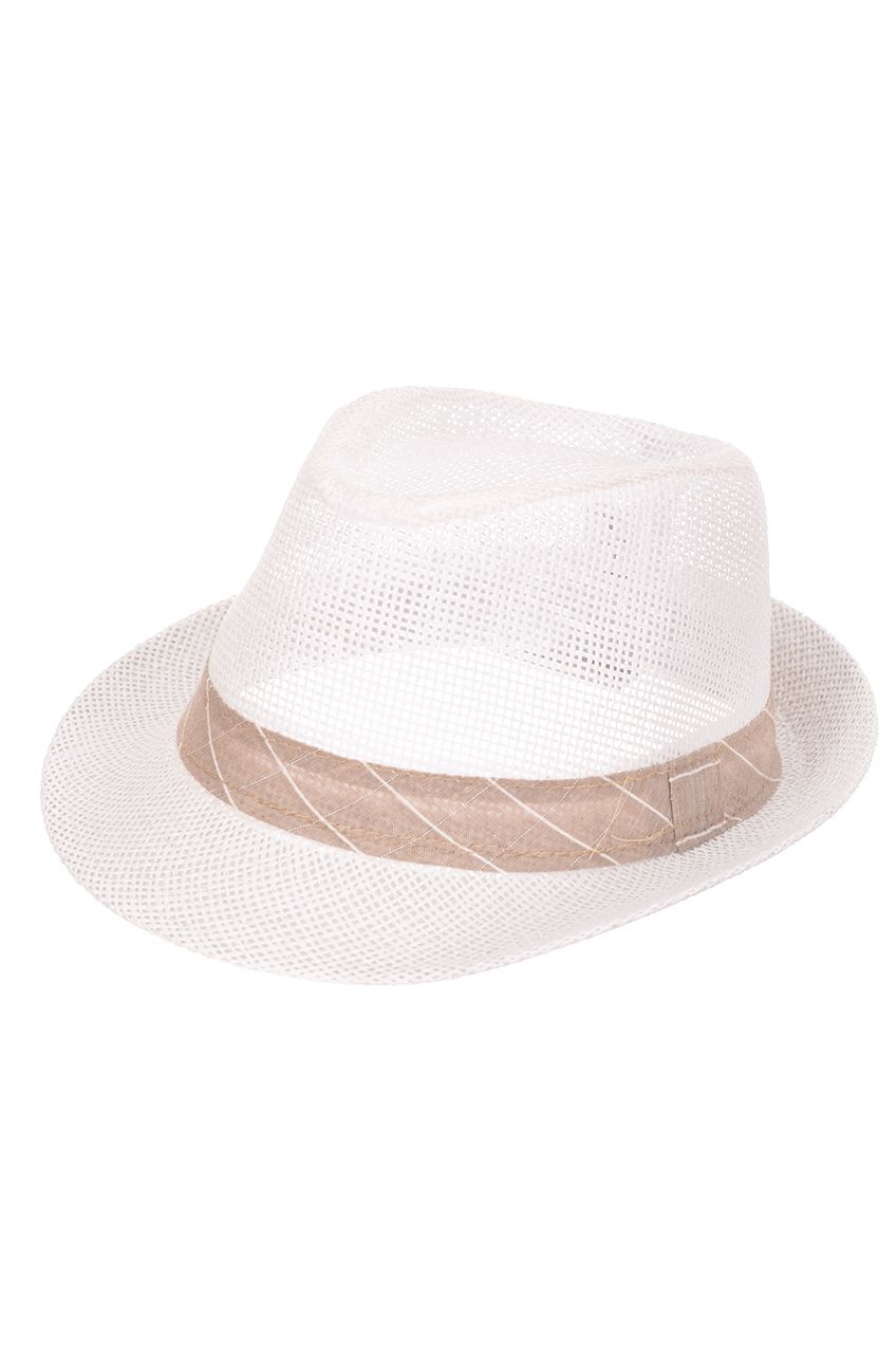 Оптом - Шляпа итальянка, плетенная соломка, поле 5 (см) - B733-5 - domopta.ru